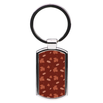 Autumn Leaf Patterns Luxury Keyring