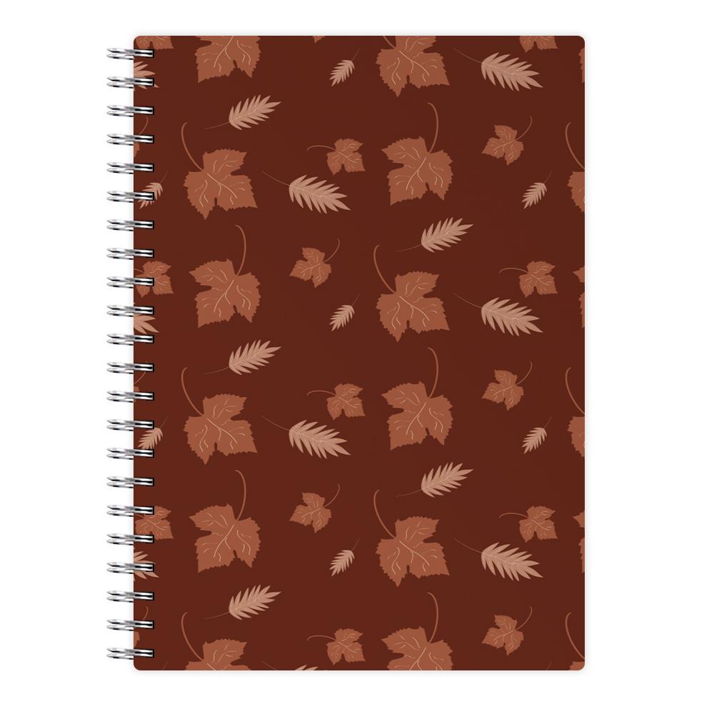 Autumn Leaf Patterns Notebook