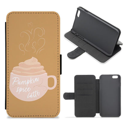 Pumpkin Spice Latte Flip / Wallet Phone Case