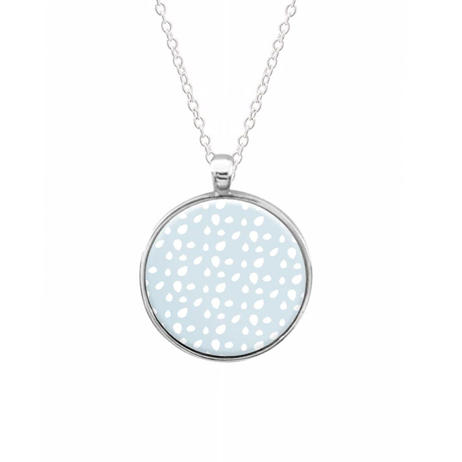 Pastel Blue Dots Necklace