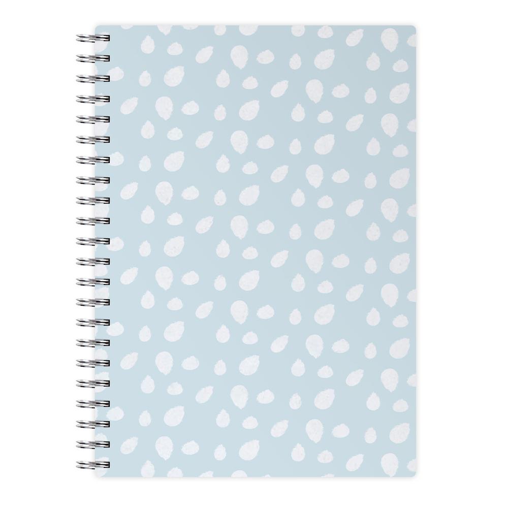 Pastel Blue Dots Notebook