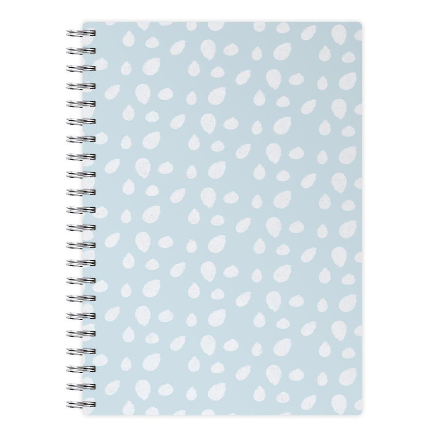 Pastel Blue Dots Notebook