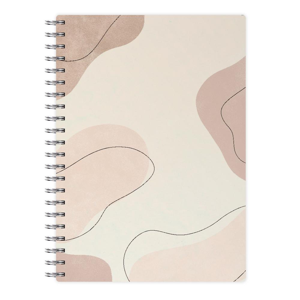 Abstract Beige Notebook