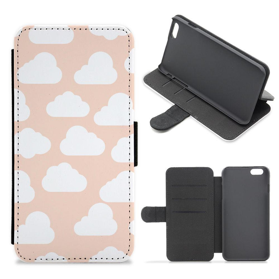 Cloud Pattern Flip / Wallet Phone Case