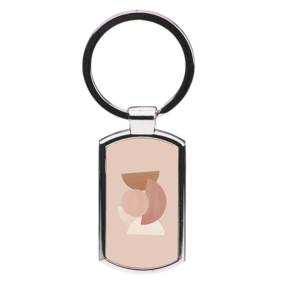 Abstract Pattern XII Luxury Keyring