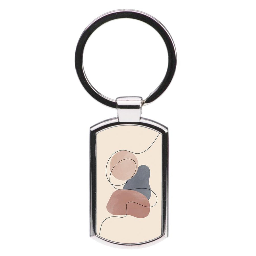 Abstract Pattern XIII Luxury Keyring