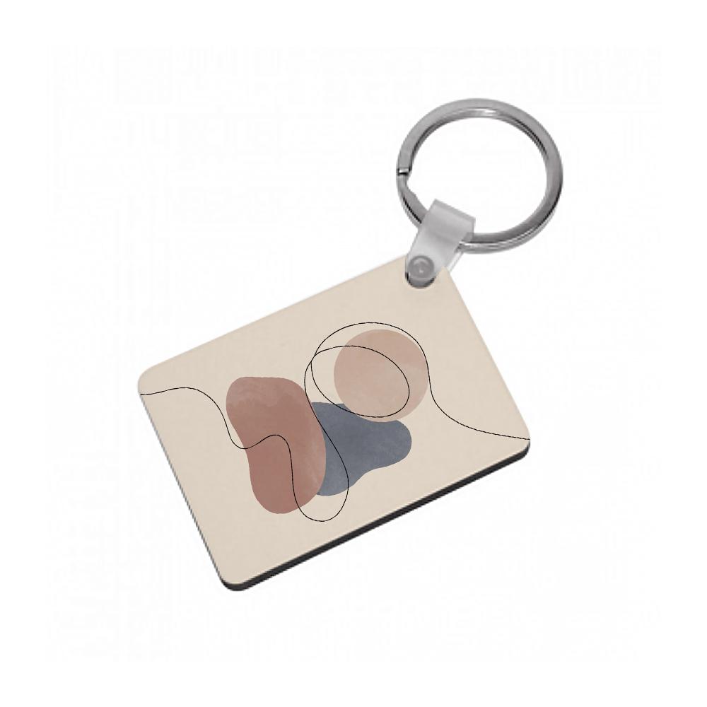 Abstract Pattern XIII Keyring