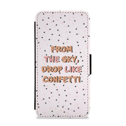 From The Sky Drop Like Confetti Flip / Wallet Phone Case