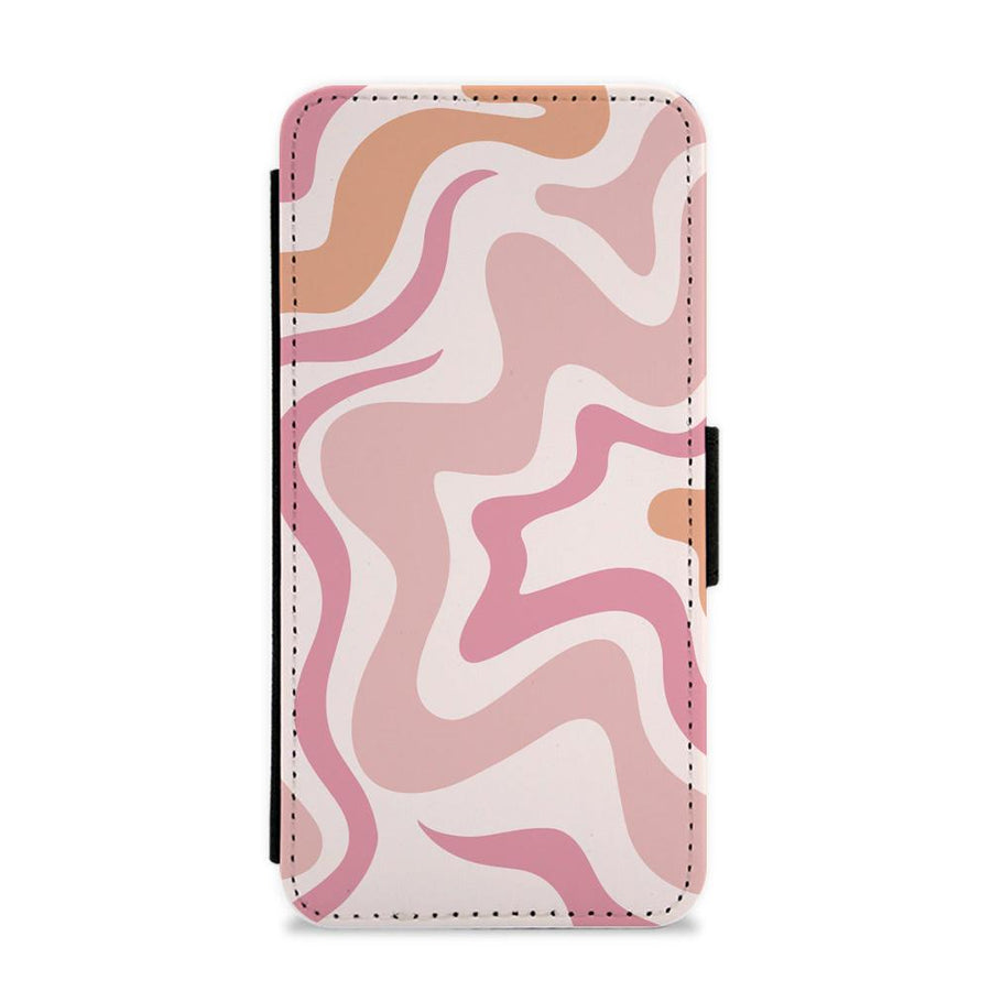 Pink Waves Flip / Wallet Phone Case