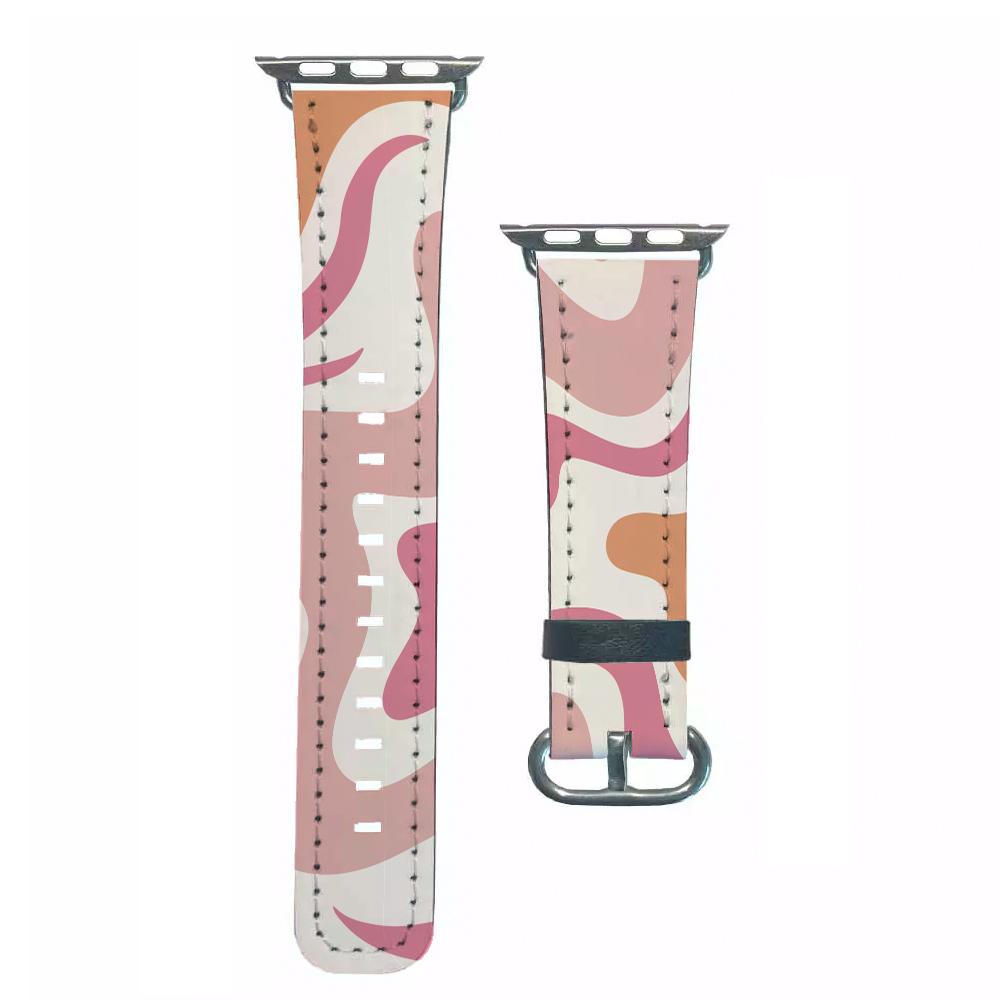 Pink Waves Apple Watch Strap