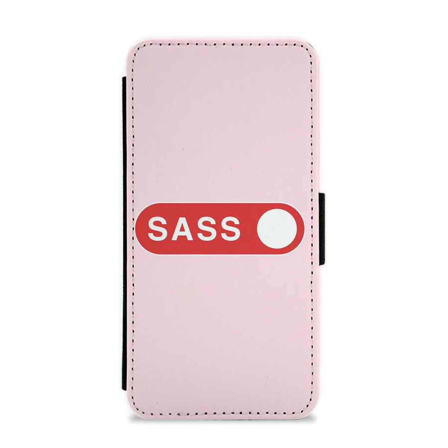 Sass Switched On Flip / Wallet Phone Case