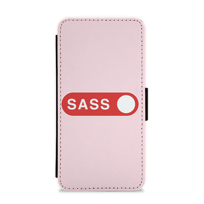 Sass Switched On Flip / Wallet Phone Case