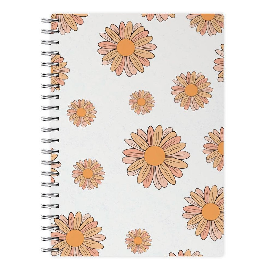 Peach Daisy Notebook