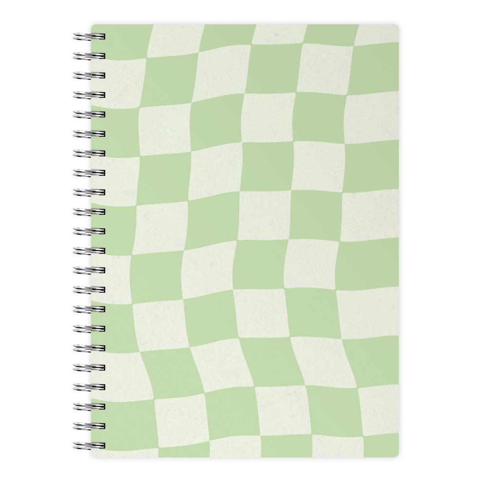 Green Checkers Notebook