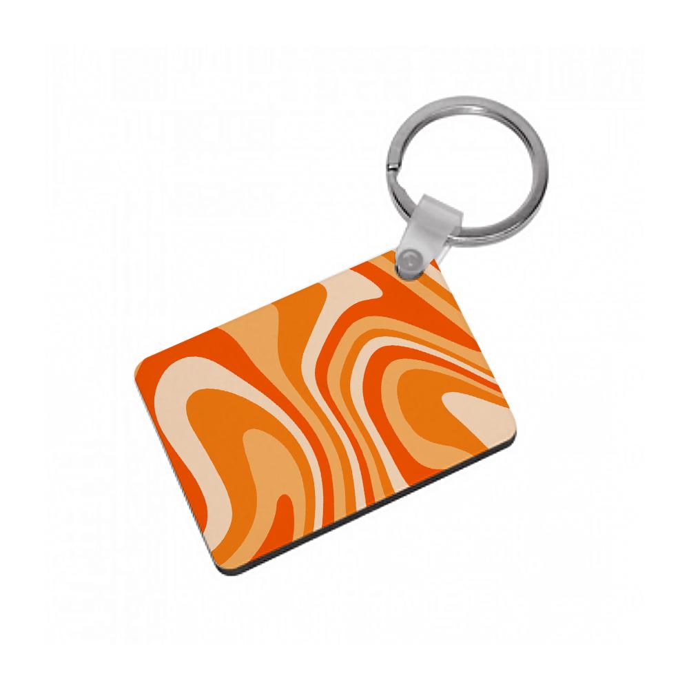 Colourful Abstract Pattern XI Keyring