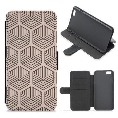 Illusion Pattern Flip / Wallet Phone Case