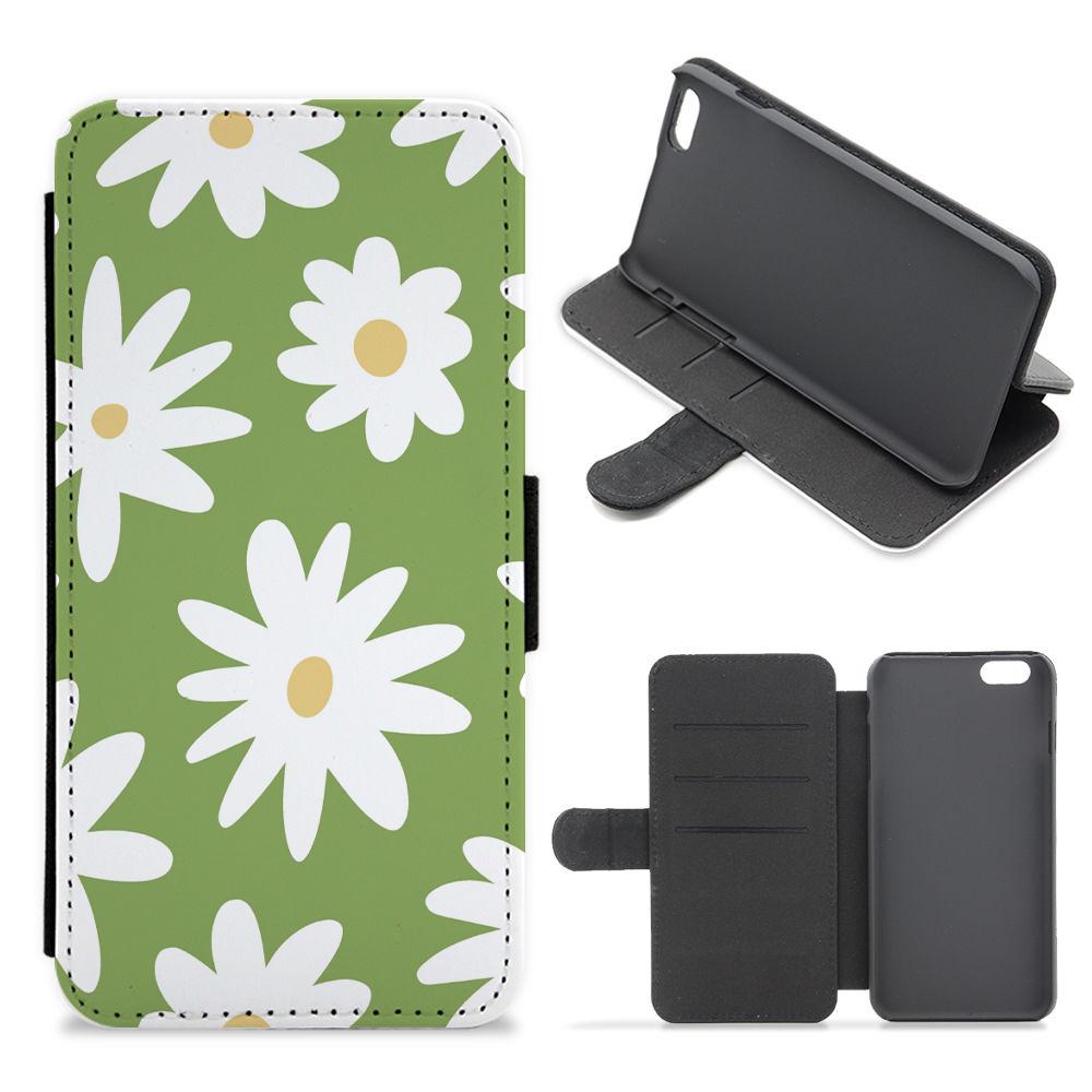 Funky Daisy Flip / Wallet Phone Case