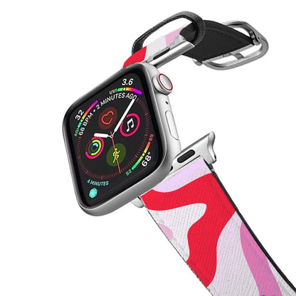 Purple & Pink Abstract  Apple Watch Strap