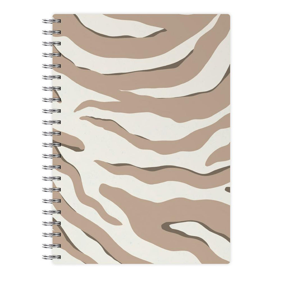 Neutral Tiger Print  Notebook