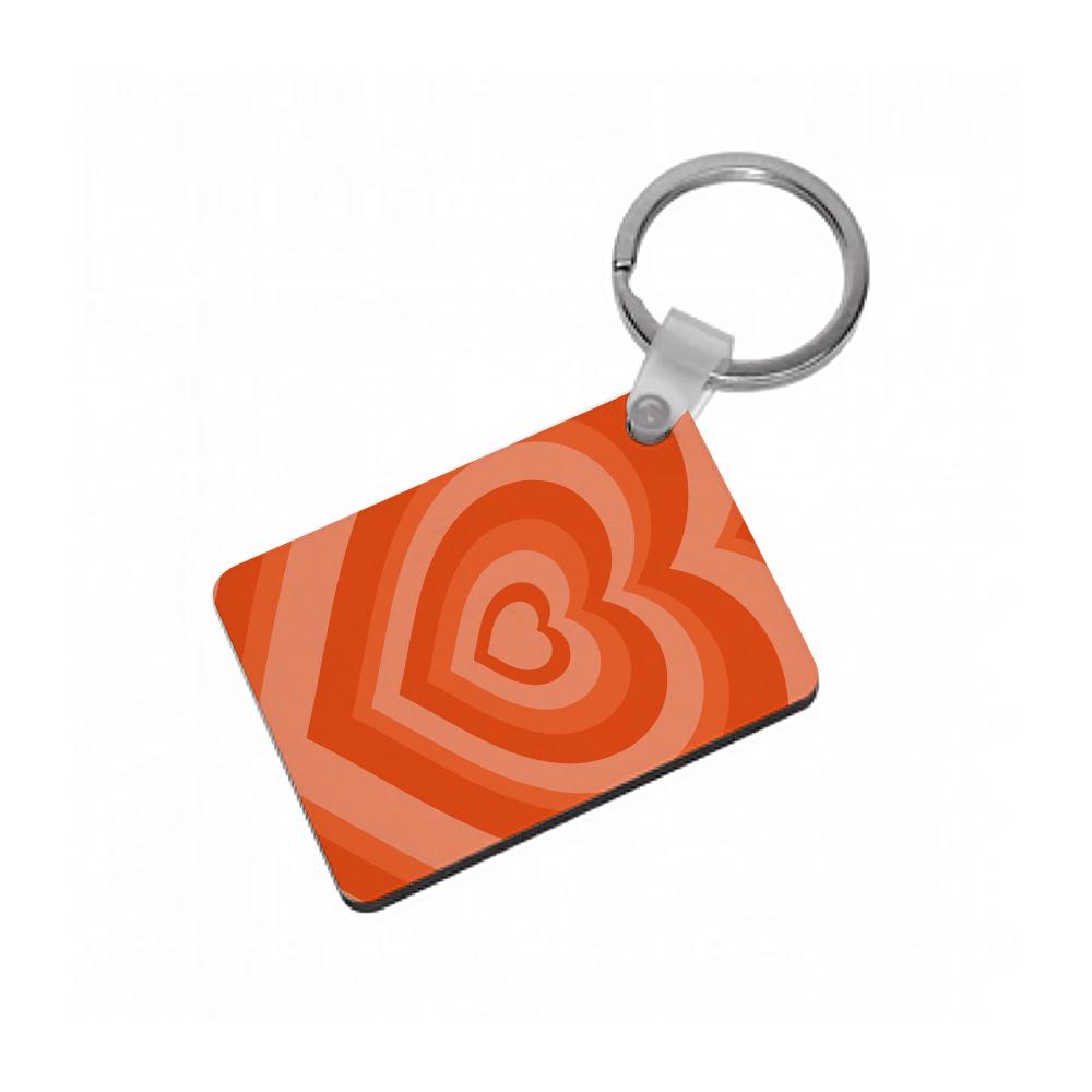 Vibrant Orange Keyring