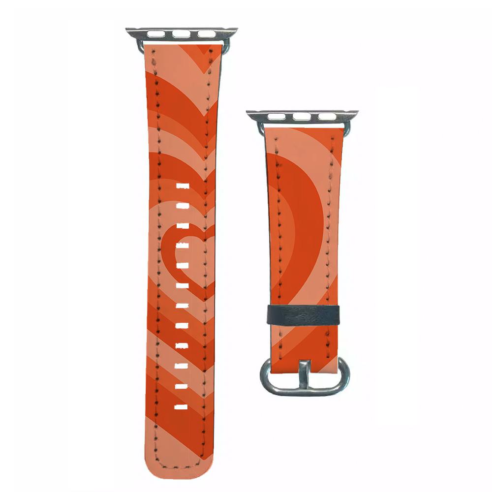 Vibrant Orange Apple Watch Strap