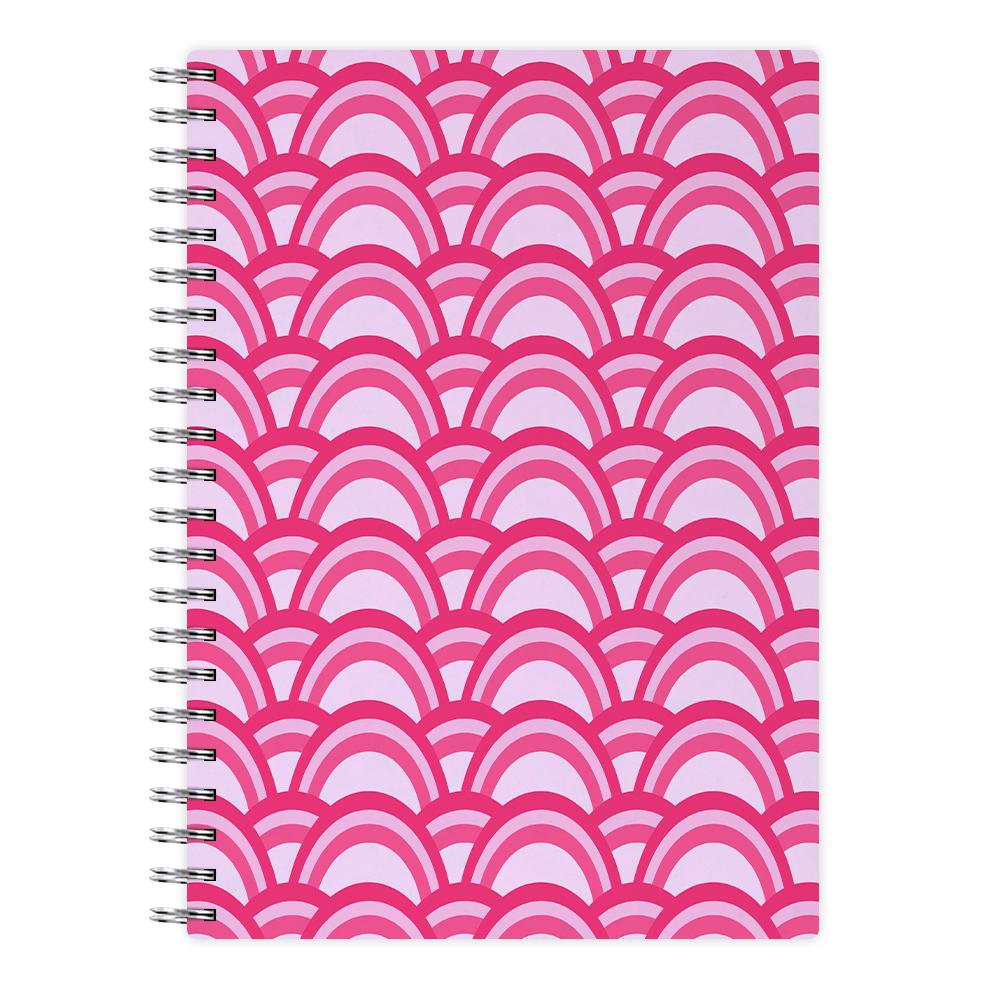Purple Pink Abstract Pattern Notebook