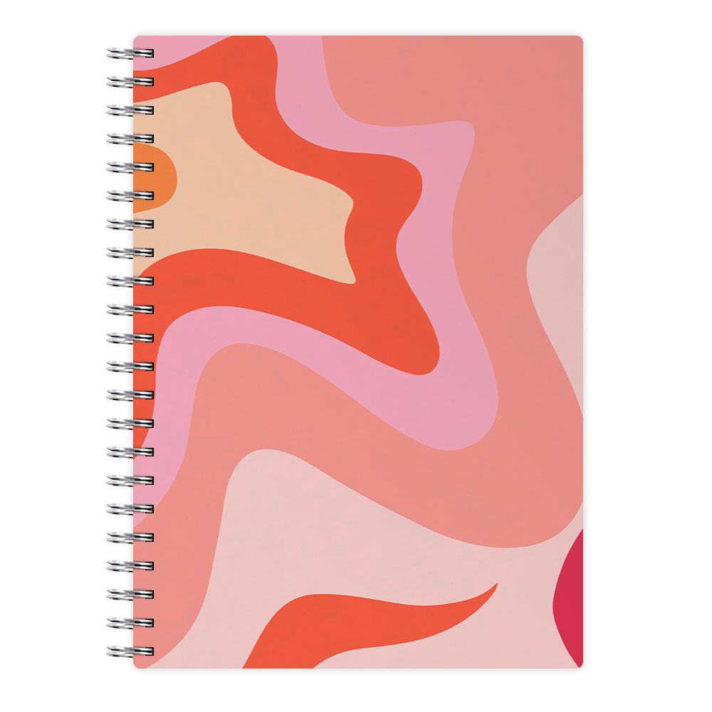 Abstract Pink And Purple Notebook