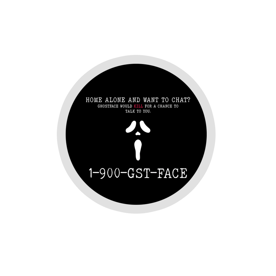 1-800-Gst-Face - Scream Sticker