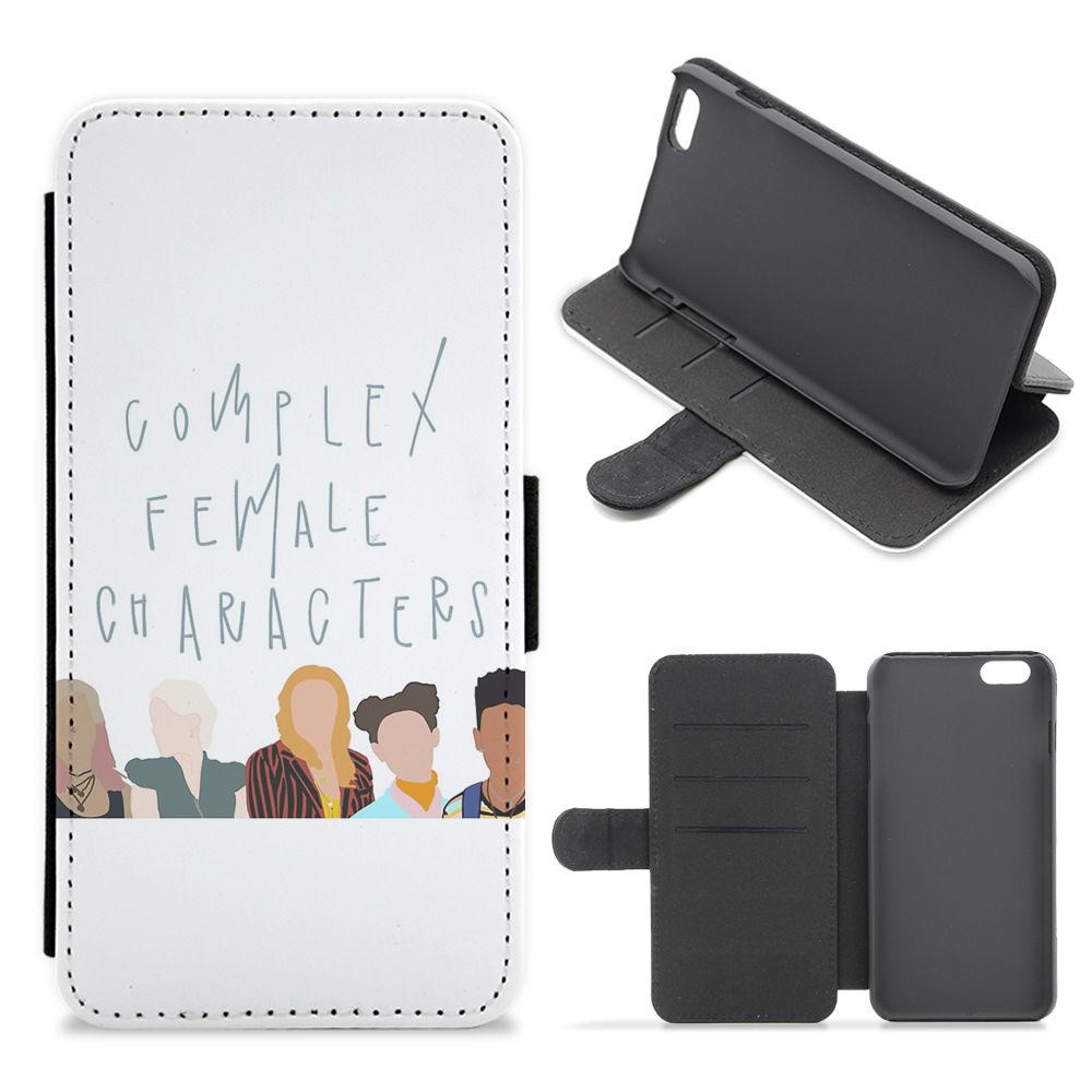 Complex Female Characters - Sex Education Flip / Wallet Phone Case