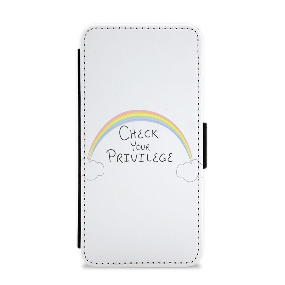 Check Your Privilege - Sex Education Flip / Wallet Phone Case