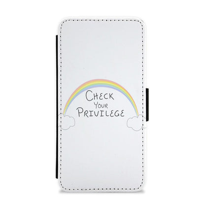 Check Your Privilege - Sex Education Flip / Wallet Phone Case