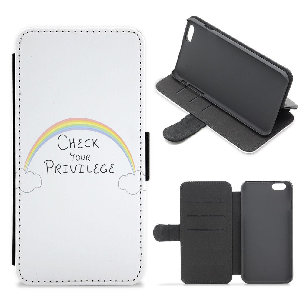 Check Your Privilege - Sex Education Flip / Wallet Phone Case