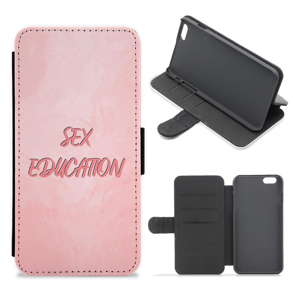 Pink Sex Education Flip / Wallet Phone Case