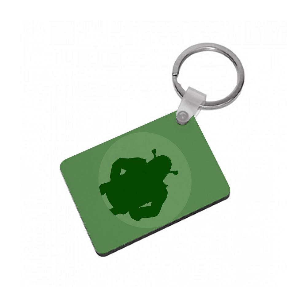 Shrek Outline Keyring