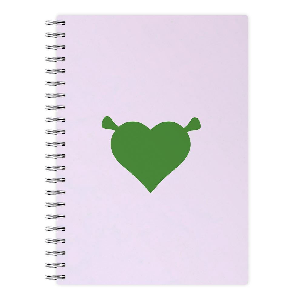 Shrek Heart Notebook