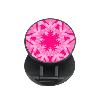 Pink - Colourful Snowflakes FunGrip