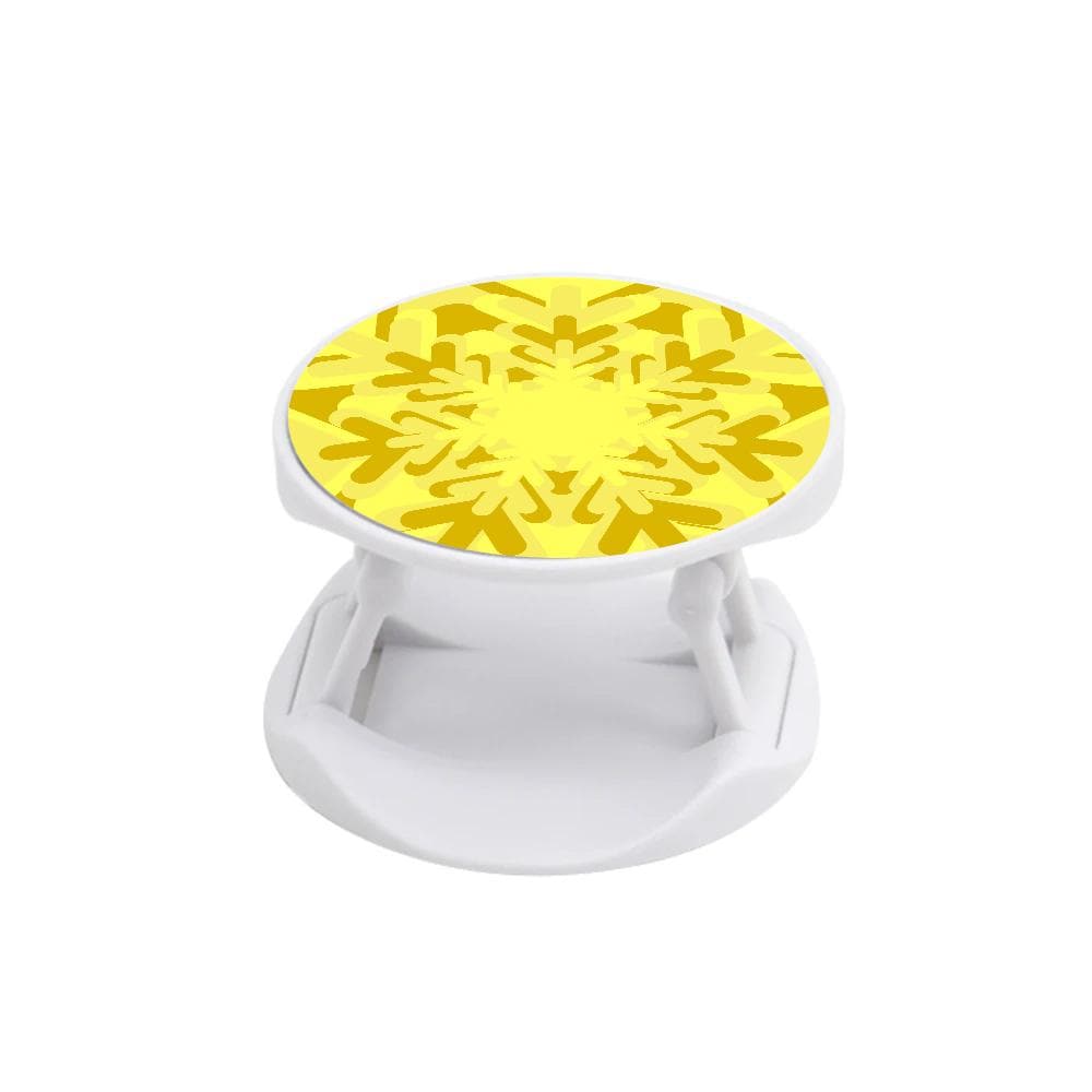 Yellow - Colourful Snowflakes FunGrip