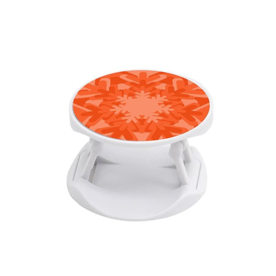 Orange - Colourful Snowflakes FunGrip