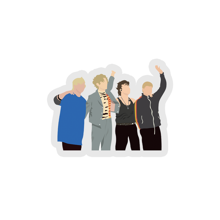 Band Members - 5 Seconds Of Summer Sticker