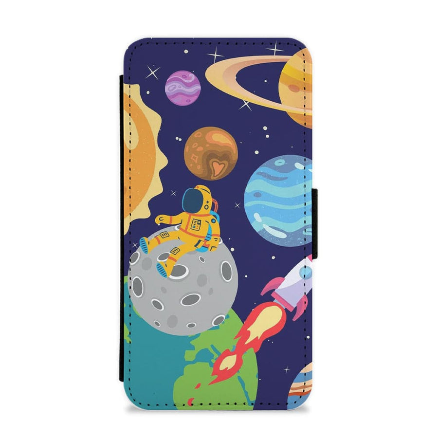 Space View  Flip / Wallet Phone Case