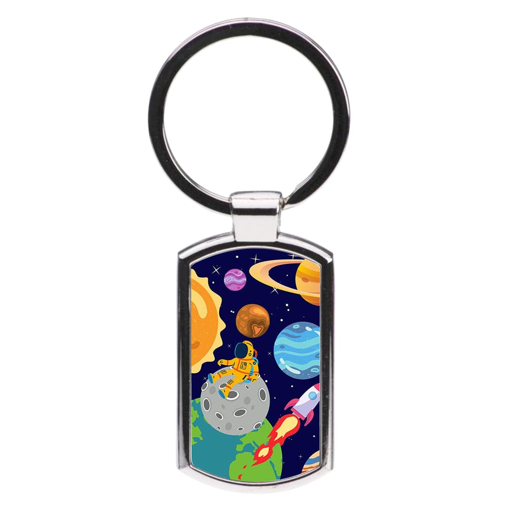 Space View  Luxury Keyring