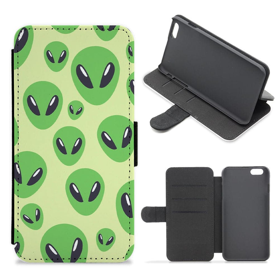 Alien Raider - Space Flip / Wallet Phone Case