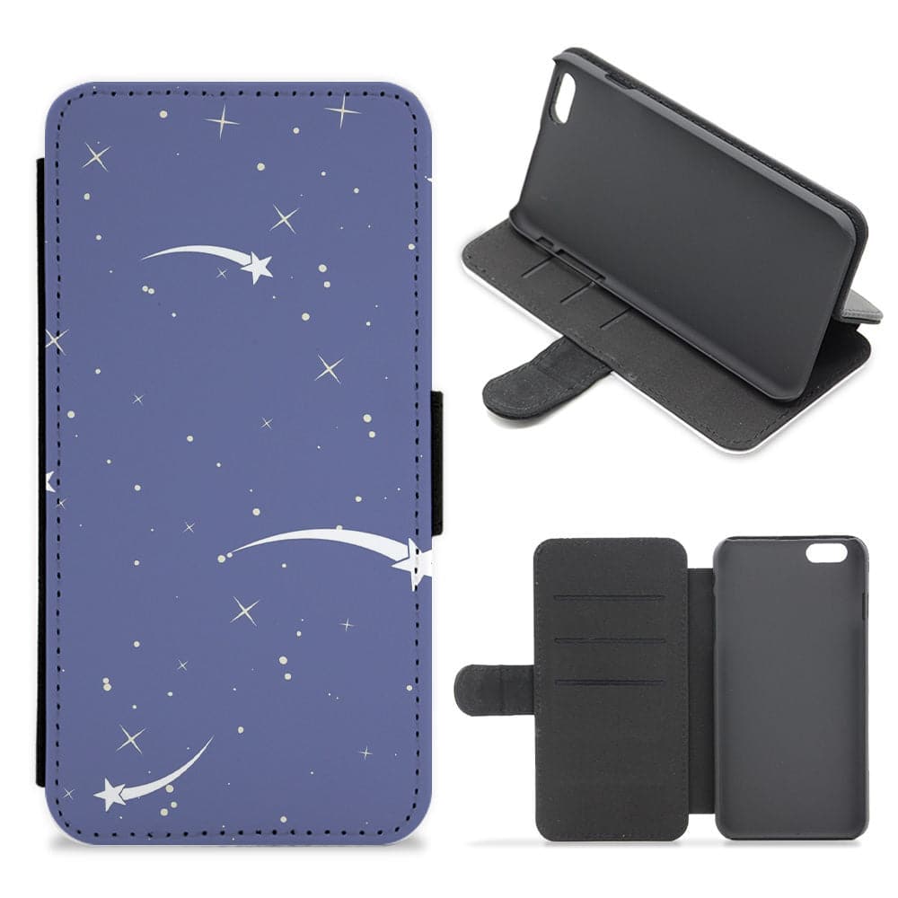 Shooting Star - Space Flip / Wallet Phone Case