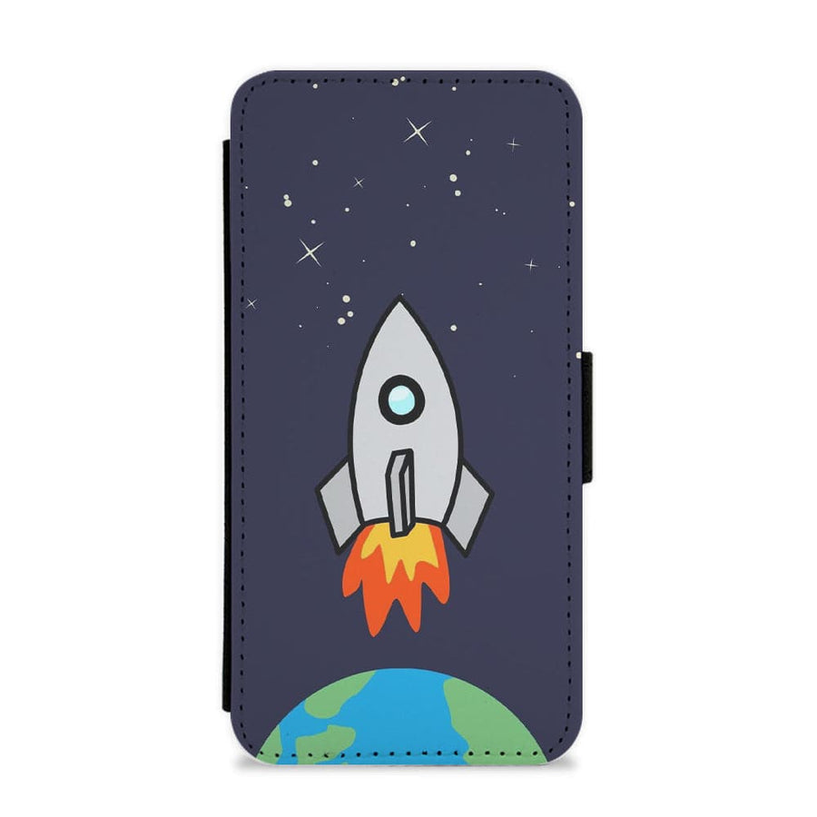 Rocket Launch - Space Flip / Wallet Phone Case
