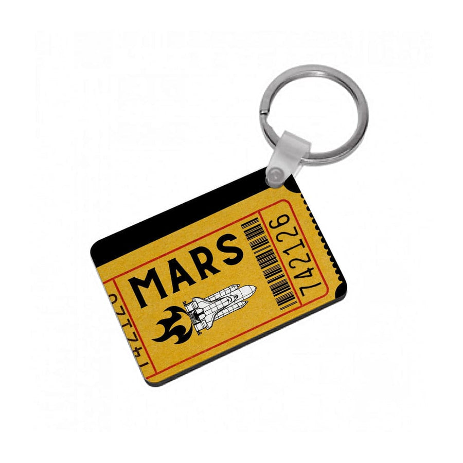 Ticket To Mars - Space Keyring
