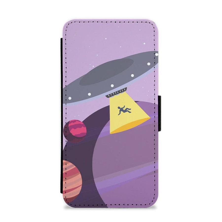 Alien Invasion - Space Flip / Wallet Phone Case