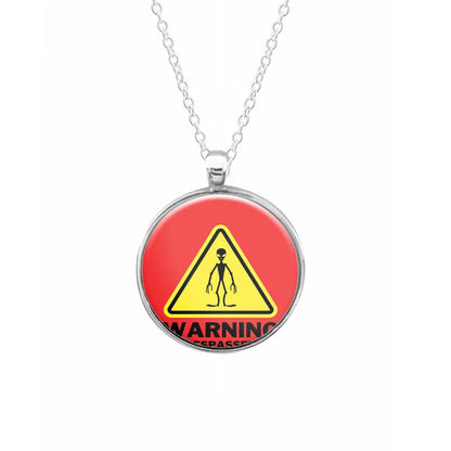 Warning Abduction - Space Necklace