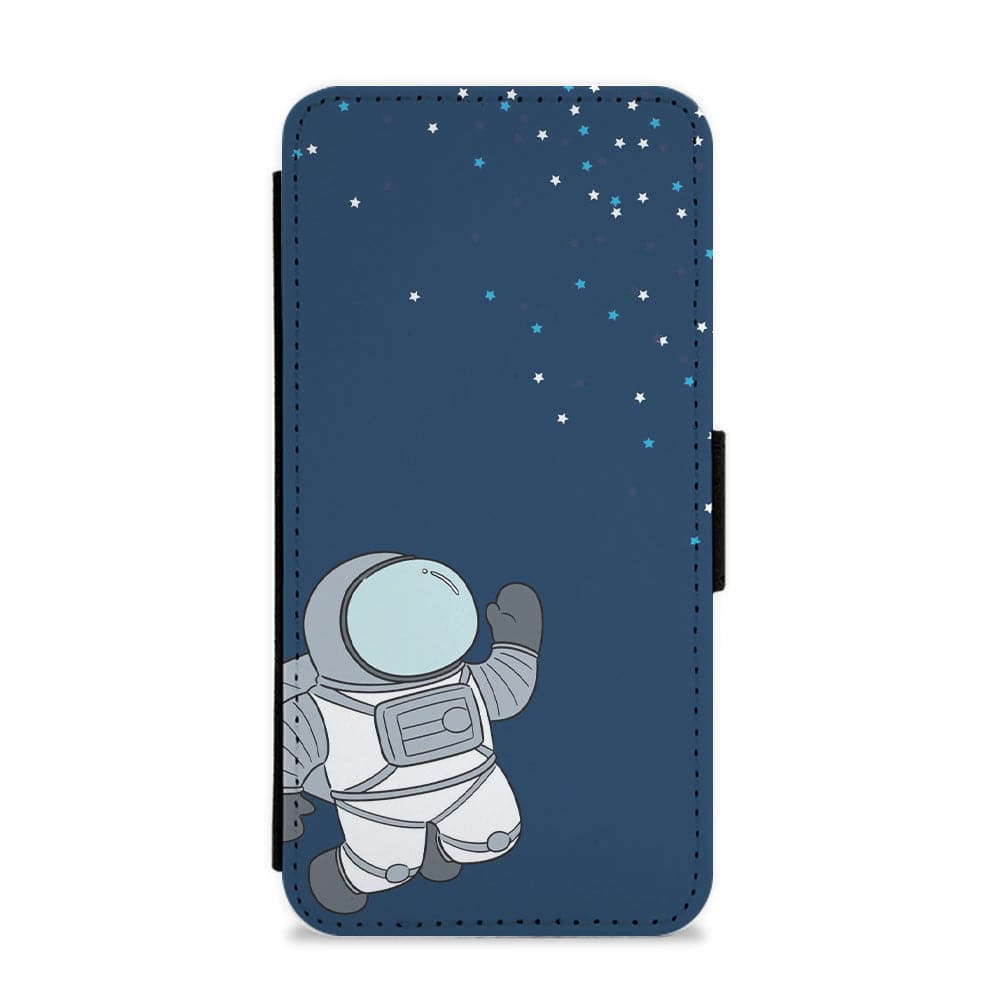 Astronaut Bobbling - Space Flip / Wallet Phone Case