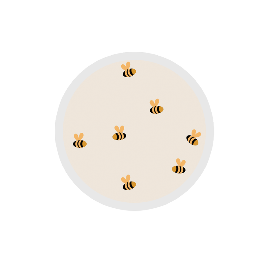 Spring Bee Pattern Sticker