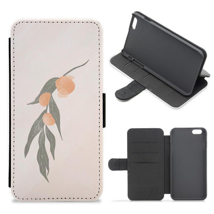 Spring Peaches Flip / Wallet Phone Case